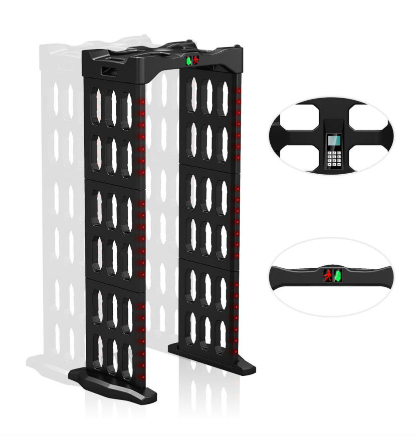 便攜式安檢門與圓柱室外防雨型安檢門區別在哪裏