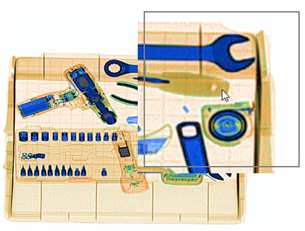 安檢（jiǎn）機如何放大圖像-全局放（fàng）大和局部放（fàng）大